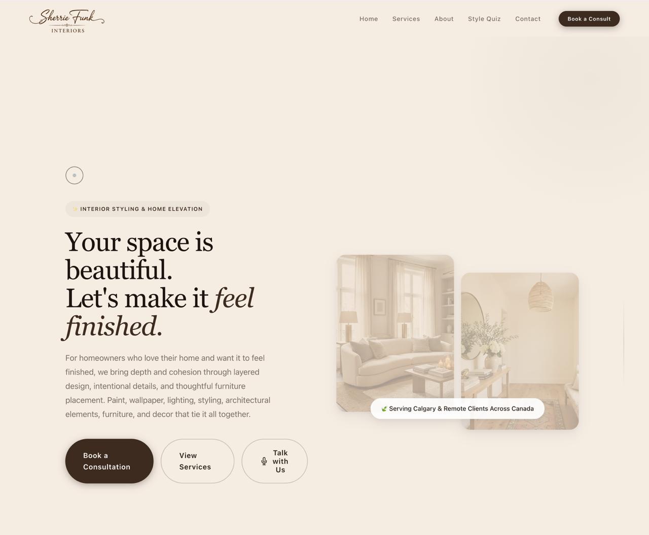Sherrie Funk Interiors — Interior Styling